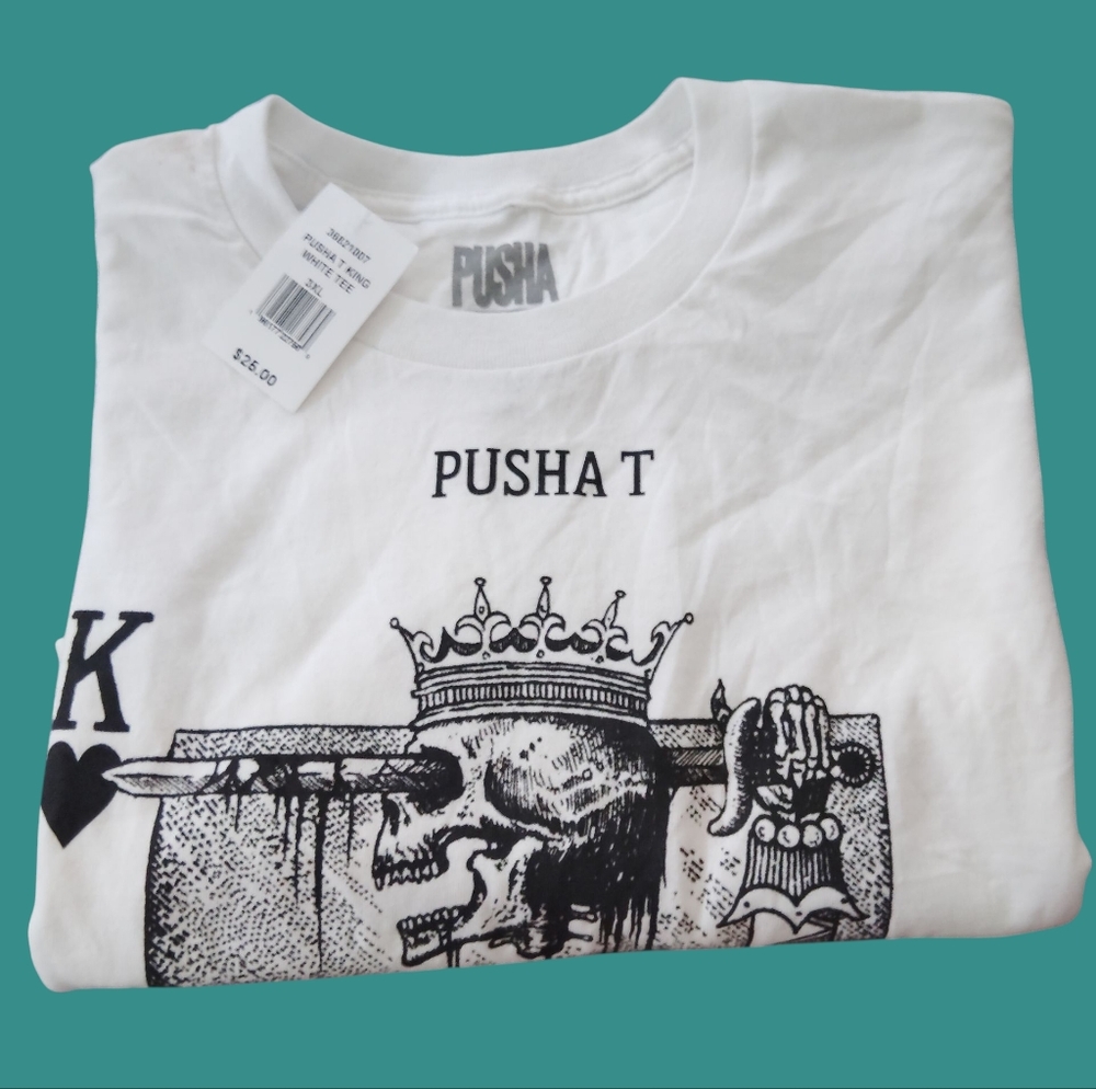 Pusha T Graphic White T-Shirt